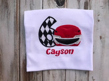 Red Power Ranger birthday shirt