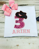 Cowgirl birthday outfit