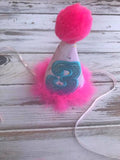 Unicorn birthday hat, party hat