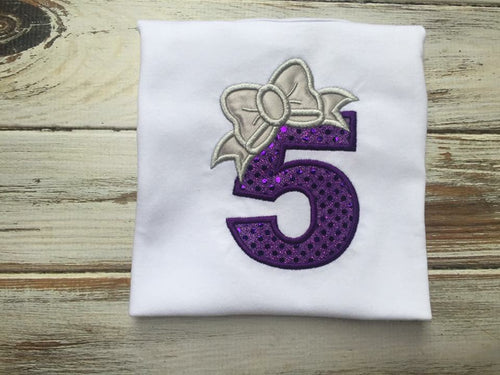 Girls birthday shirt
