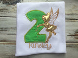 Tinker Bell 2nd Birthday shirt