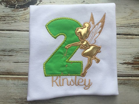 Tinker Bell 2nd Birthday shirt