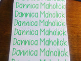 Custom Name Decal for Cups – Choose size & color. Perfect for tumblers, mugs, & water bottles. Waterproof, durable & handmade with care!