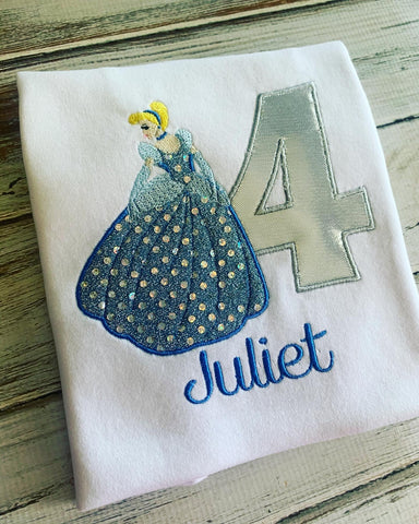 Princess Cinderella birthday shirt