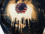 Patriotic Sunflower Bleached Shirt