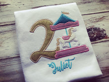 Carousel birthday shirt