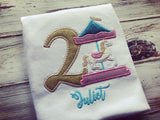 Carousel birthday shirt