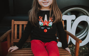 Christmas Unicorn Reindeer Shirt