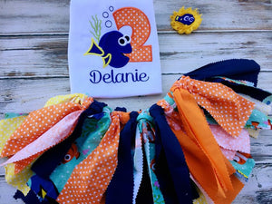 Dory birthday outfit