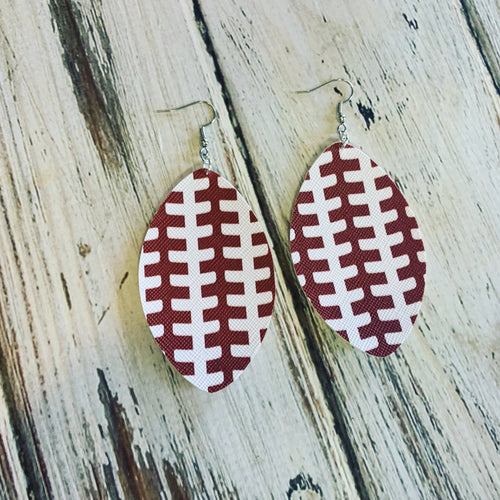 Football Earrings