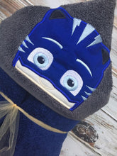 Masked Cat Boy Hooded Towel