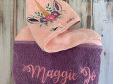 Unicorn Hooded Towel