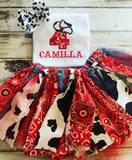Cowgirl birthday outfit