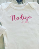 Name Onesie , Monogrammed Onesie