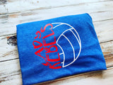 Lady Rebels Volleyball shirt With Name/number on back