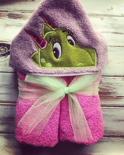 Dragon Girl Hooded Towel
