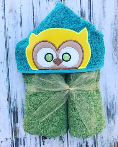 Owl Hooded Towel