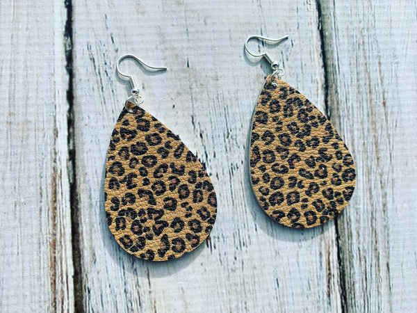 Leopard Print Earrings