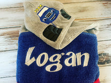 Monster truck Blaze hooded towel