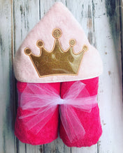 Princess crown Hooded Towel