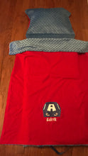 Captain America Kinder Napmat Cover With Blanket