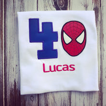 Spider Man birthday shirt