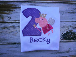 Peppa Pig birthday shirt