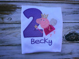 Peppa Pig birthday shirt
