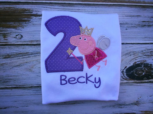 Peppa Pig birthday shirt
