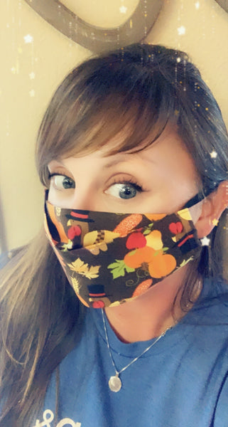 Thanksgiving Handmade Face Mask