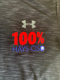 100% Hays Embroidered Logo