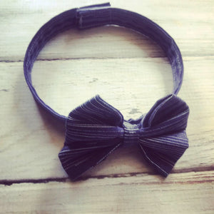 Blue striped Bow Tie