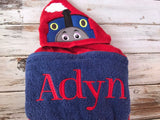 Thomas the train hooded towel, custom towel