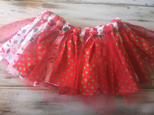 Christmas fabric and tulle tutu