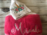 Unicorn Hooded Towel