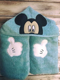 Mickey Mouse hooded towel