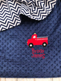 Fire truck Baby Blanket