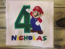 Mario Birthday shirt or onesie