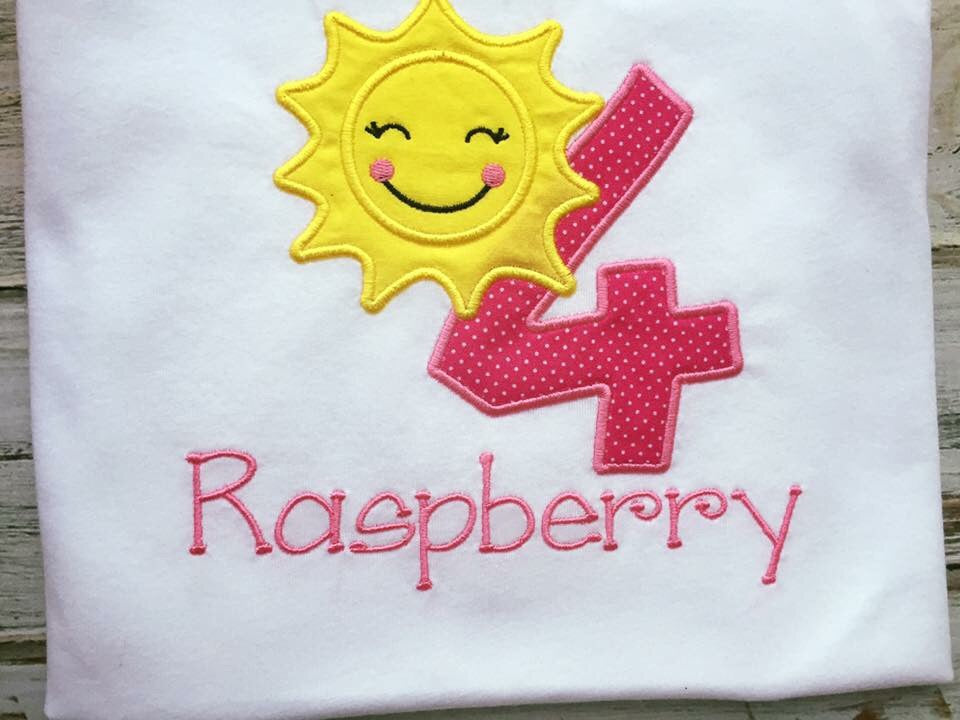 Sunshine birthday shirt