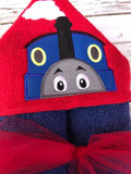 Thomas the train hooded towel, custom towel