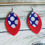 Volleyball Earrings