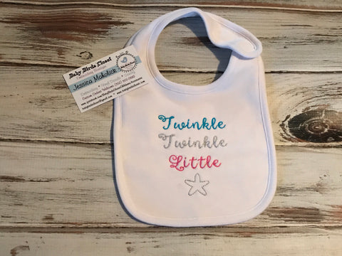 Twinkle Twinkle Little Star bib