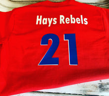 Home Coming Monogrammed Hays Rebels Class of shirt