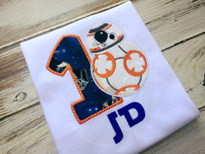 BB8 1st Birthday Shirt