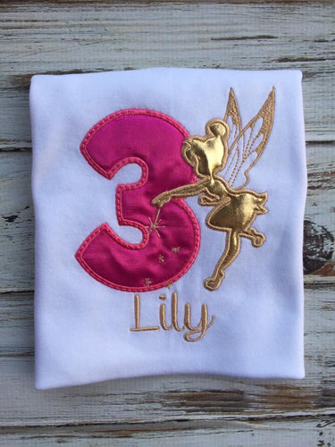 Tinker Bell 3rd birthday shirt