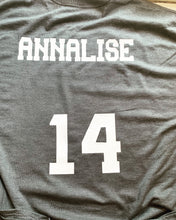 Lady Rebels Volleyball shirt With Name/number on back