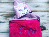 Unicorn hooded towel