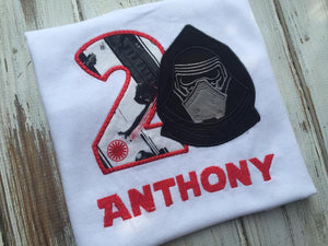 Kylo Ren birthday shirt