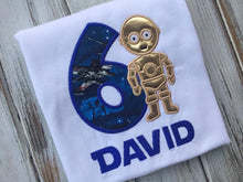 C3P0 birthday shirt