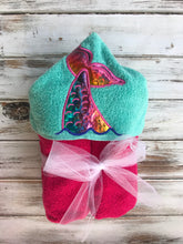 Mermaid Tail Hooded Towel